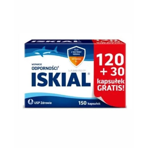 Iskial - a dietary supplement containing shark liver oil and vitamin D.
