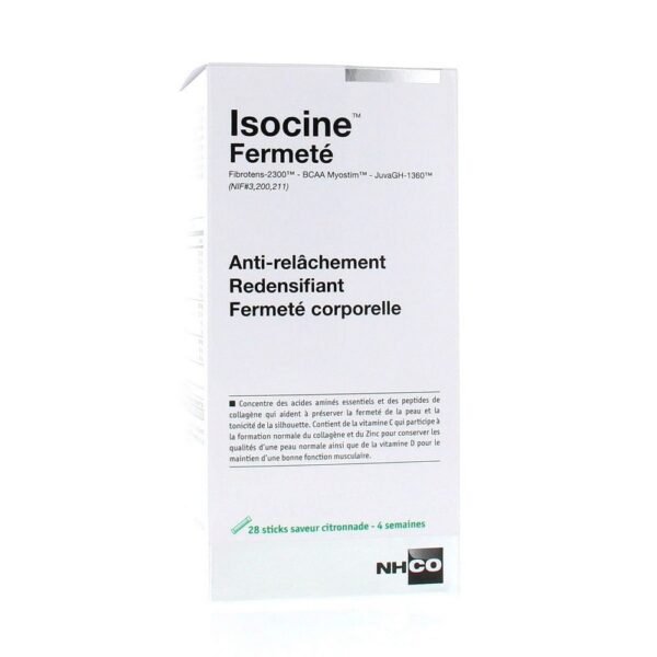 NHCO 28 CLINICAL ISOCIN is used to firm dermal and muscular tissues and to reduce sagging skin .