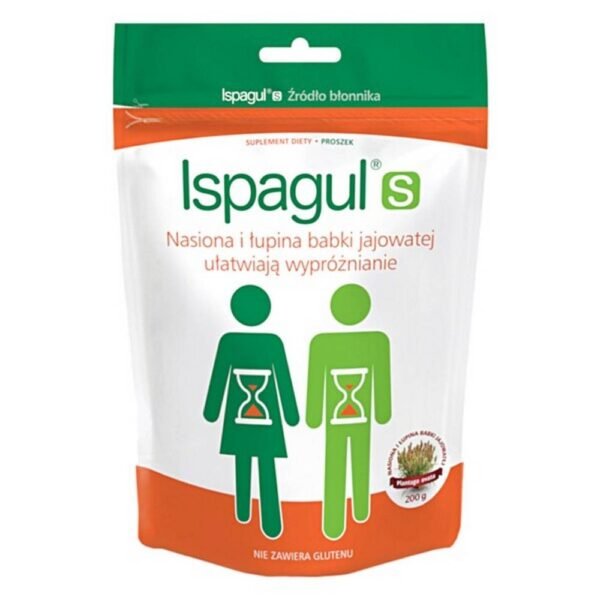 A dietary supplement containing ingredients supporting the proper functioning of the intestines.