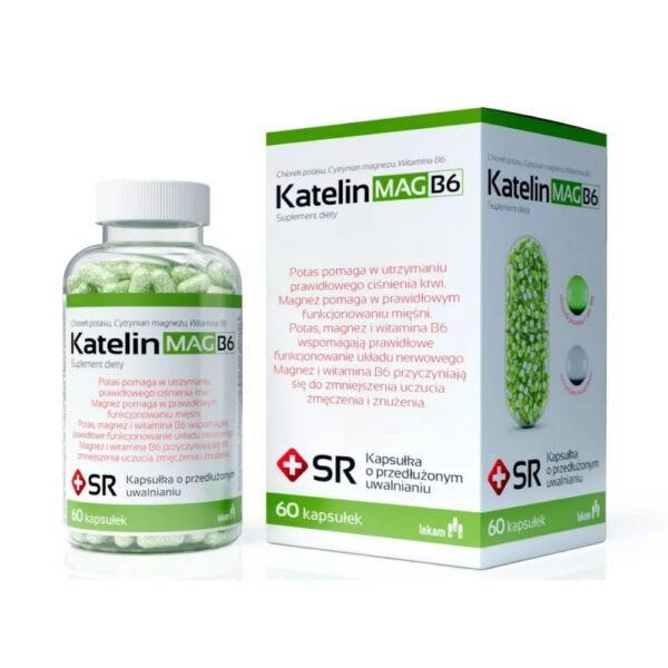 Katelin +SR MAG B6 is a dietary supplement intended to be used to supplement the normal diet with potassium, magnesium and vitamin B6