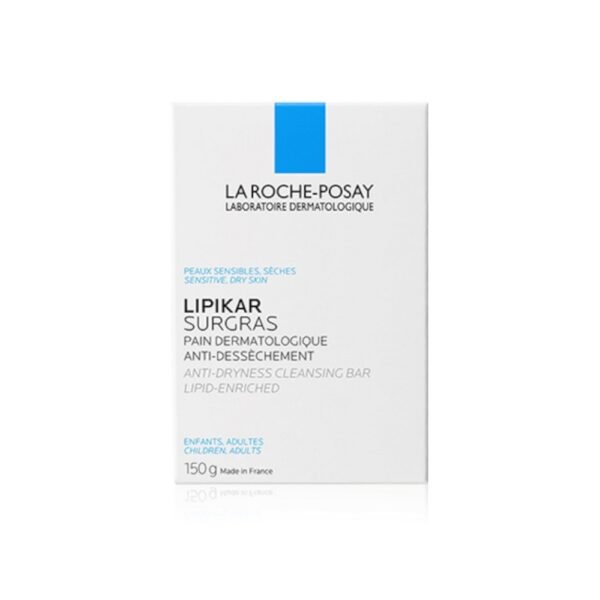 La Roche Posay Lipikar Surgras Pain Bar soap  cleans the skin without causing a feeling of roughness.