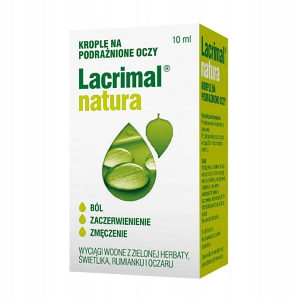 Lacrimal natura – eye drops with soothing and refreshing properties.