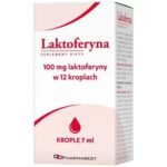 Lactoferrin drops - dietary supplement in the form of a suspension containing lactoferrin from cow's milk.