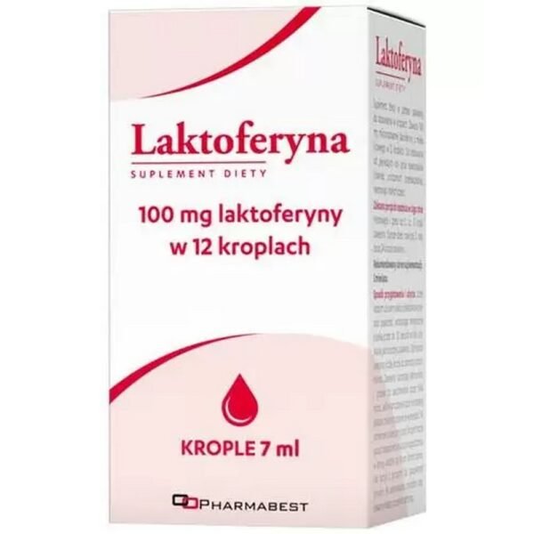 Lactoferrin drops - dietary supplement in the form of a suspension containing lactoferrin from cow's milk.