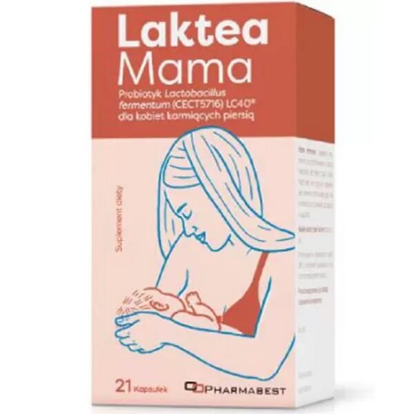 Laktea Mama - a dietary supplement containing live cultures of Lactobacillus fermentum (CECT5716) LC40®.