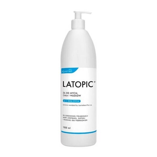 Latopic Body and Hair Washing Gel has a soothing effect, relieves itching and irritation of the skin of the body and head.