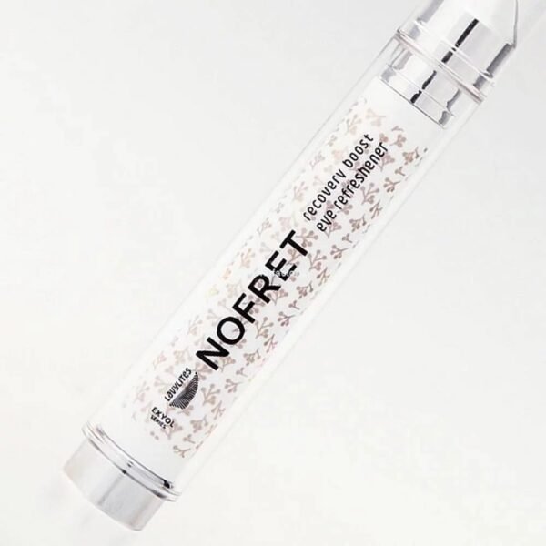 Caring gel under the skin around the eyes, from dark circles under the eyes and eye fatigue.
