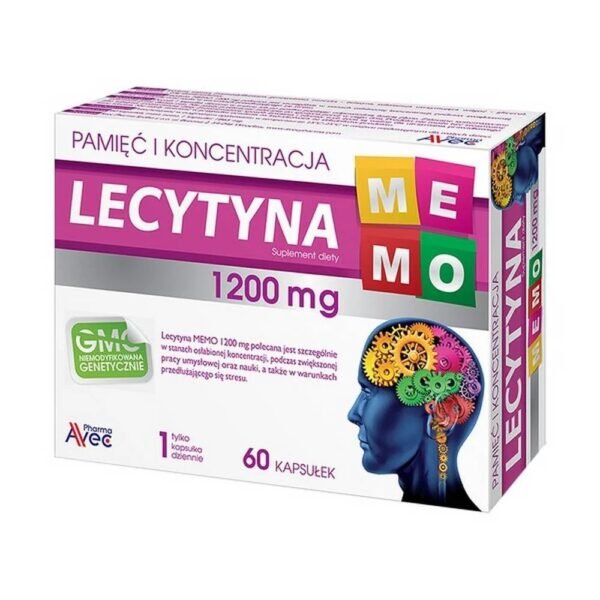 Lecytyna Memo 1200 is a dietary supplement containing soy lecithin.