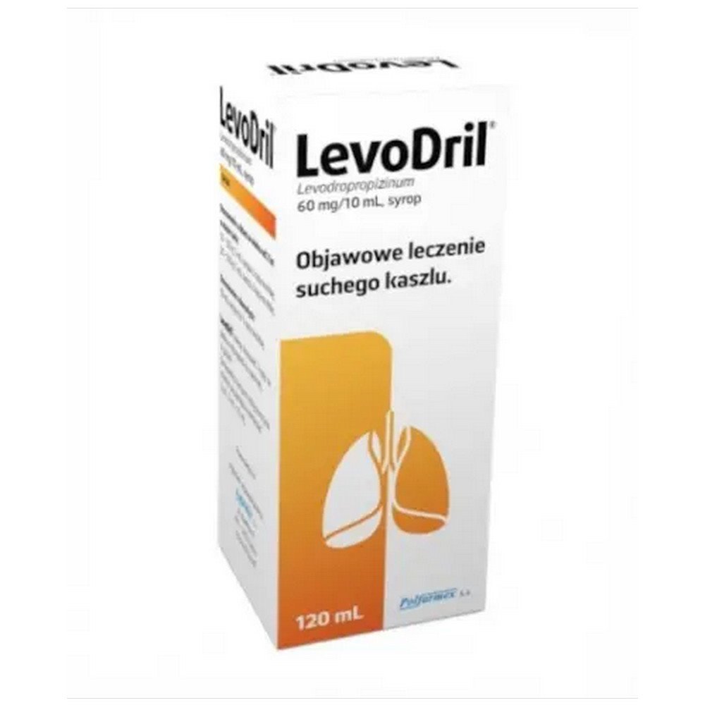 levodril 60mg10 ml syrup 120 ml LevoDril 60 mg/10 ml sirop est un médicament contenant le principe actif lévodropropizine, qui possède des propriétés antitussives et bronchospasmodiques.
