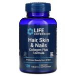 Life Extension, Collagen Plus Formula for Hair, Skin and Nails, 120 Tablets,Life Extension, Collagen Plus Formel für Haare, Haut und Nägel, 120 Tabletten