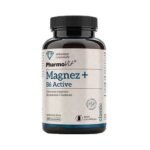 Dietary supplement Magnesium + B6 Active is a composition of bioavailable, organic magnesium and the active form of vitamin B6 in the form of pyridoxal-5-phosphate (P-5-P).