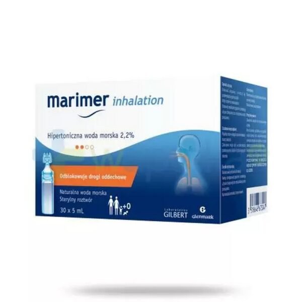 100% solution of sterile, hypertonic sea water (corresponds to 22g/l of salt).