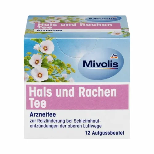 MIVOLIS  MEDICINAL TEA, NECK AND THROAT TEA (12 BAGS), 18 G