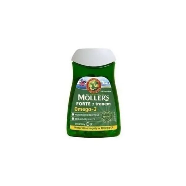 Möller's Forte is a unique formula on the market, containing the most valuable cod liver oil ingredients concentrated in only 2 capsules.