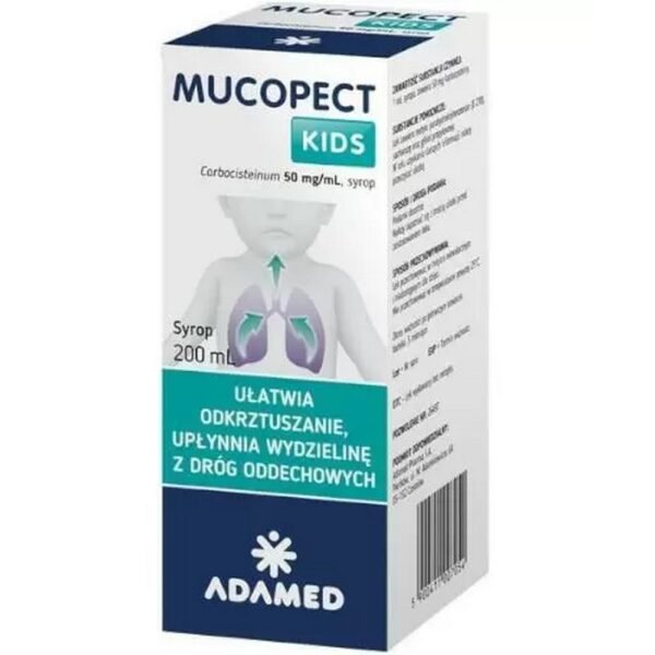 Mukopect Kids is a drug belonging to the group of mucolytic substances.