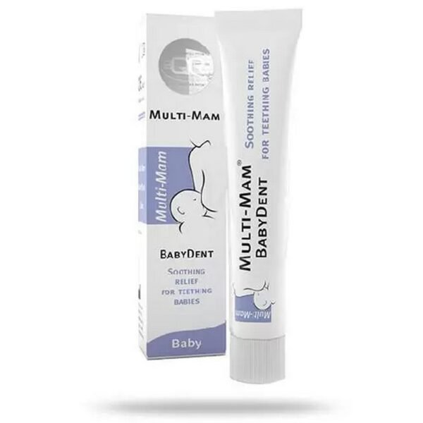 Multi-Mam BabyDent is a bioactive gel developed especially for teething children.