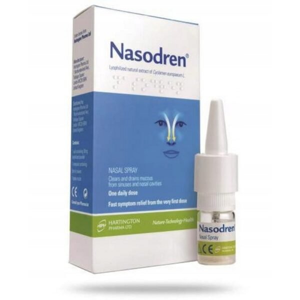 The nasal spray is responsible for effective cleansing of the nasal cavity and paranasal sinuses.