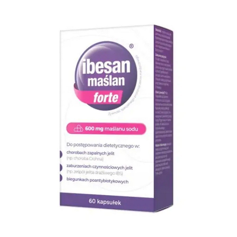 natur product ibesan butyrate forte 60 caps Ibesan butyrate is a preparation that contains butyric acid indicated for use in intestinal diseases.