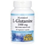 L-Glutamine is an amino acid found throughout the body, primarily in the brain, gastrointestinal tract, muscles, and liver cells.