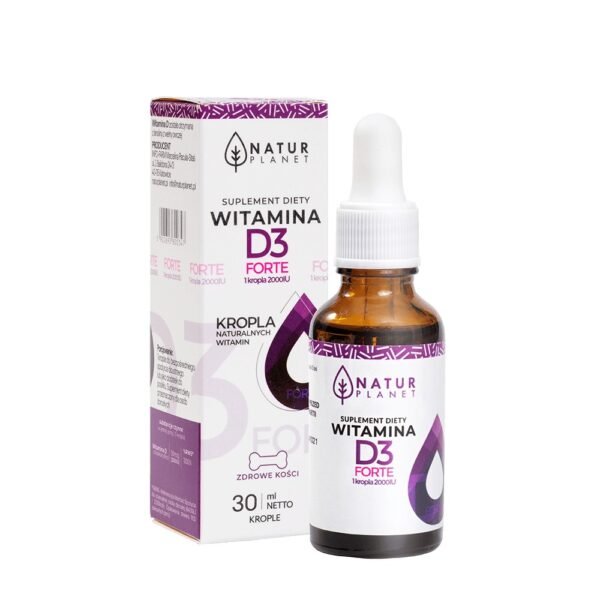 NaturPlanet Vitamin D3 Forte Drops 30ml