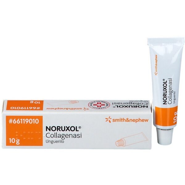 Preparations for the treatment of wounds and ulcers, proteol bond enzymes, clostridiopeptidases, associations.