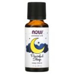 NOW Essential Oils, Peaceful Sleep Oil Blend, Relaxing Aromatherapy Scent, Blend of Pure Essential Oils