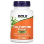 NOW® Saw Palmetto Berry Extract is a dietary supplement to support healthy prostate function.