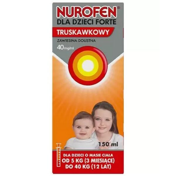 Nurofen Forte suspension for children with strawberry flavor is a  anti-inflammatory, antipyretic and analgesic drug intended for children up to 3 years of age.