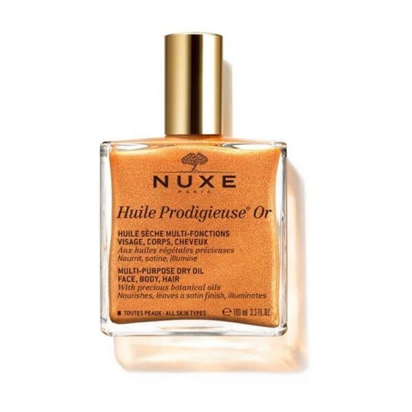 A unique, versatile dry oil that nourishes and beautifies the skin and hair.