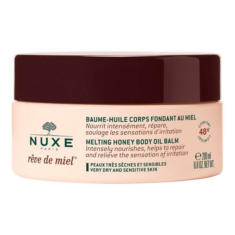 nuxe polska nuxe reve de miel oily body lotion 200ml Интенсивно питательный бальзам успокаивает раздражения и защищает кожу.