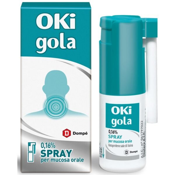 Local anesthetic for pain relief in the oropharynx.