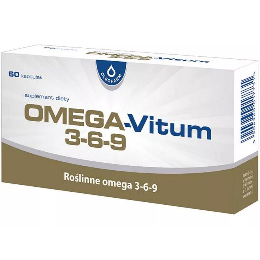oleofarm omega vitum 3 6 9 60 caps It is recommended for people who want to maintain normal blood cholesterol levels, the elderly, those who study intensively and practice sports intensively.