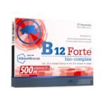 B12 FORTE bio-complex is a dietary supplement containing a high dose of vitamin B12, supplemented with a composition of vitamins and minerals that have a beneficial effect on the hematopoietic system, including highly digestible amino acid chelates of calcium and iron.
