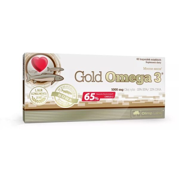 Deficiency of essential omega-3 fatty acids (EPA and DHA) - Olimp Gold Omega 3 60 caps