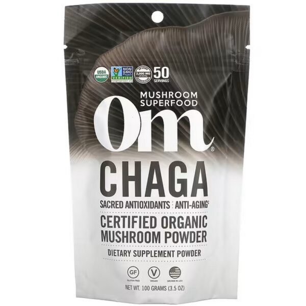 Because of its sacred antioxidants, Chaga is a polyphenol powerhouse that outwits free radical damage for healthy aging at any age.
