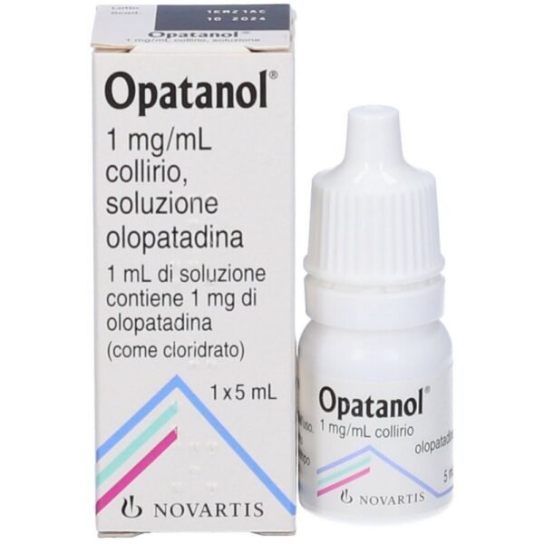 Ophthalmic, decongestant and antiallergic solution.