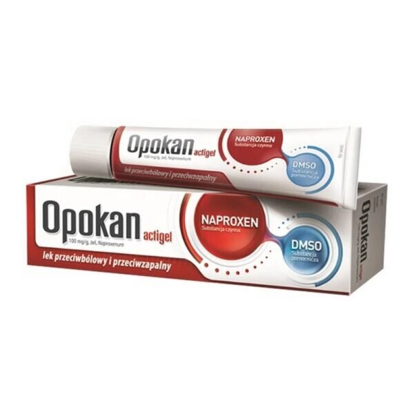 Opokan Actigel is an analgesic and anti-inflammatory gel for application to the skin.