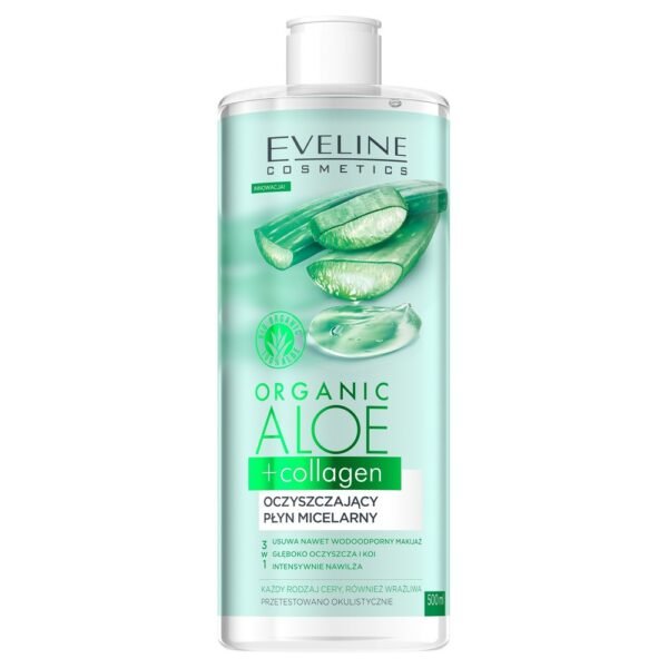 Unique 100% organic aloe and plant collagen will help cleanse your skin and leave it feeling velvety and moisturized.