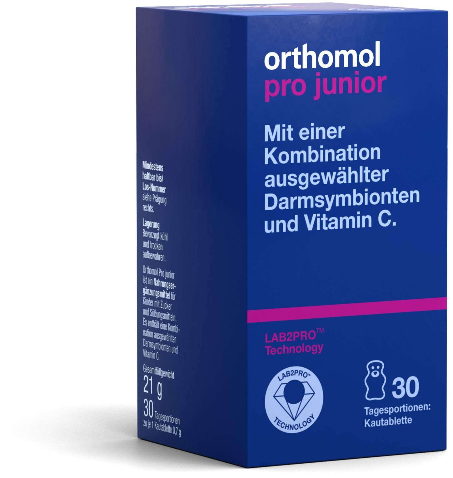 ORTHOMOL PRO JUNIOR CHEWABLE TABLETS 30 PIECES,ORTHOMOL PRO JUNIOR KAUTABLETTEN 30 STK