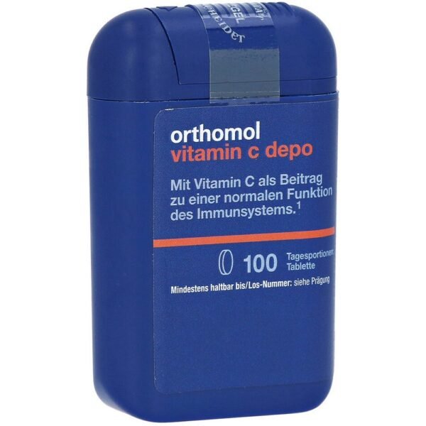 Orthomol Vitamin C Depot is an additional source of vitamin C, prevention of seasonal diseases.
