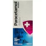 Paracetamol Aflofarm is an analgesic and antipyretic drug in the form of a suspension with strawberry flavor.
