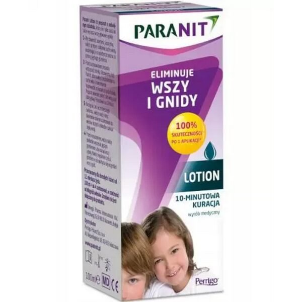 Paranit New, double formula kills 100% of head lice and nits.