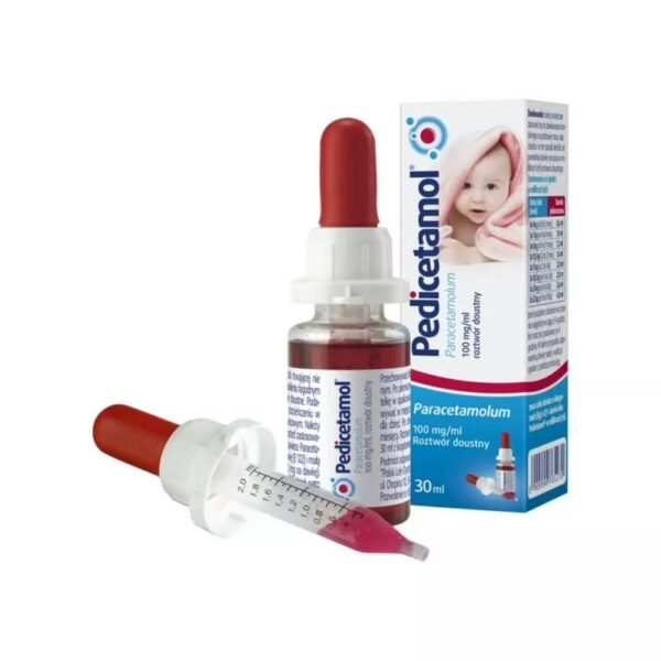A medicinal product with analgesic and antipyretic properties, intended for use in the treatment of mild pain and fever in newborns and children.