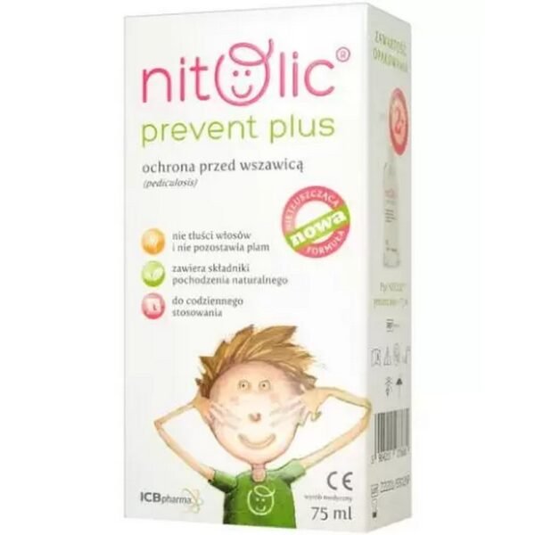 Spray designed to protect against lice and its spread.