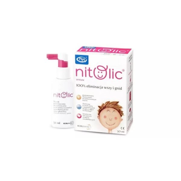 The Pipi Nitolic set is a medical device that helps protect against head lice infestations.