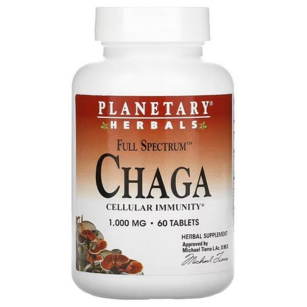 Planetary Herbals Full Spectrum Chaga is  a powerful antioxidant and promotes cellular health.