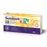 Ingredients: magnesium carbonate; anti-caking agent: polyvinylpyrrolidone; bulking agent: sorbitols; vitamin D3 (cholecalciferol); binding agent: hydroxypropylcellulose; filler: cellulose; vitamin K2 (MK-7)(menaquinone); vitamin B6 (pyridoxine hydrochloride); anti-caking agent: polyethylene glycol.