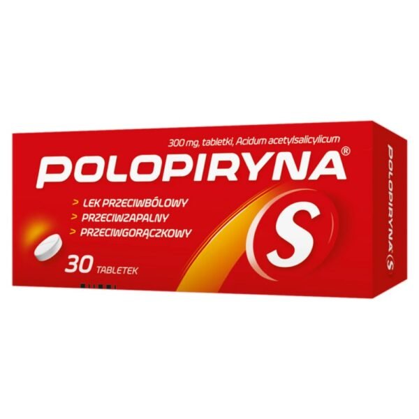 Polpharma Group B.V.,Polopiryna S 300mg 30 tablets,Polopiryna S 300mg 30 tabl.