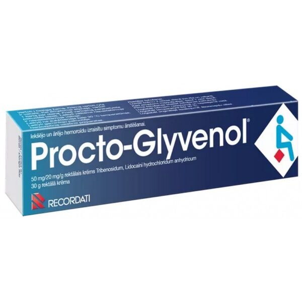 Procto-Glyvenol is used to treat internal and external hemorrhoids.