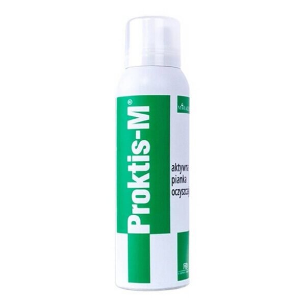 Proktis-M Active Cleansing Foam for use on the anus area.